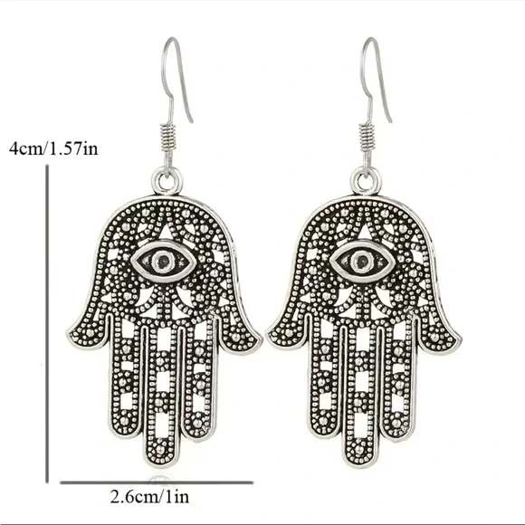 Evil eye Earrings NWT - Picture 2 of 2